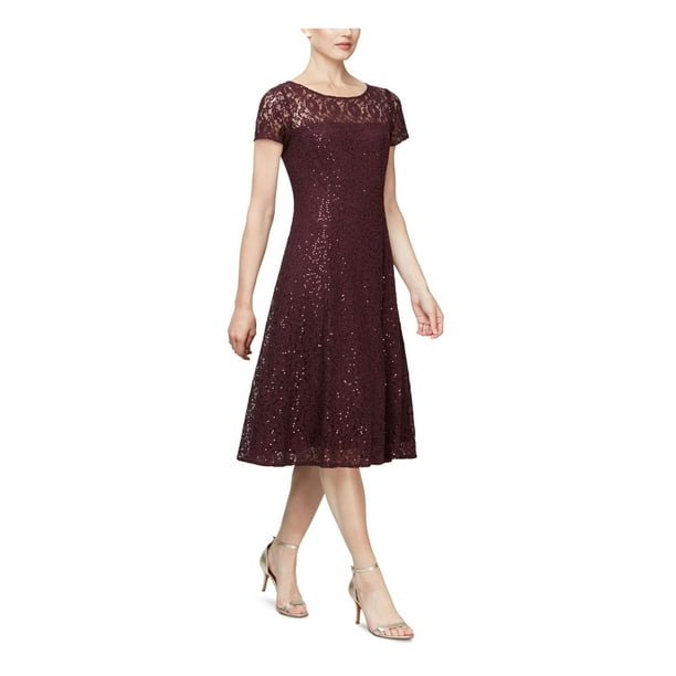 Size 12 Short Penny Plain Purple Floral Dress NWT